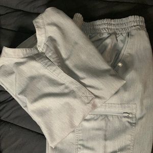 Zamora high waisted jogger’s petite graphite Rafaela top both XL